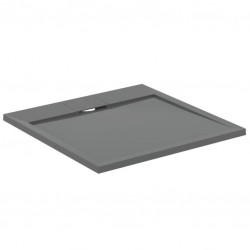 Shower tray Square 80x80 material: Synthetic Concrete Grey, color: Grey surface: Matt Square