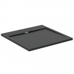 Ντουζιέρα τετράγωνη 80x80 από συνθετικό Jet Black, χρώμα: Μαύρο επιφάνεια: Ματ Τετράγωνες Ντουζιέρα τετράγωνη 80x80 από συνθετικό Jet Black, χρώμα: Μαύρο επιφάνεια: Ματ Τετράγωνες
