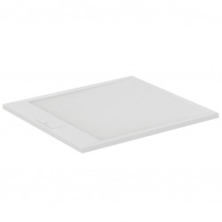 Shower tray Rectangular 100x90x3 material: Synthetic, color: White surface: Matt