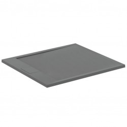 Ντουζιέρα ορθογώνια 100x90x3 από συνθετικό Concrete Grey, χρώμα: Γκρι επιφάνεια: Ματ Ορθογώνιες