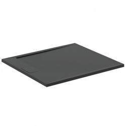Ντουζιέρα ορθογώνια 100x90x3 από συνθετικό Jet Black, χρώμα: Μαύρο επιφάνεια: Ματ Ορθογώνιες