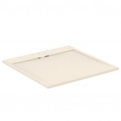 Shower tray Square 100x100x3 material: Synthetic Beach Sand, color: Beige surface: Matt