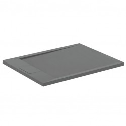 Ντουζιέρα ορθογώνια 90x70 από συνθετικό Concrete Grey, χρώμα: Γκρι επιφάνεια: Ματ Ορθογώνιες