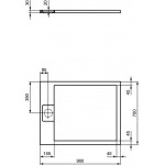 Ντουζιέρα ορθογώνια 90x70 από συνθετικό Jet Black, χρώμα: Μαύρο επιφάνεια: Ματ Ορθογώνιες Ντουζιέρα ορθογώνια 90x70 από συνθετικό Jet Black, χρώμα: Μαύρο επιφάνεια: Ματ Ορθογώνιες