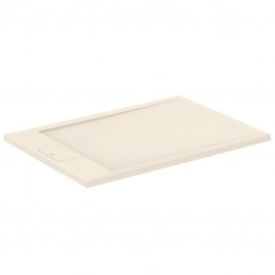 Shower tray Rectangular 100x70x3 material: Synthetic Beach Sand, color: Beige surface: Matt Rectangular