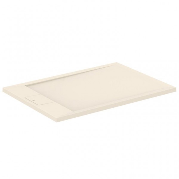 Shower tray Rectangular 100x70x3 material: Synthetic Beach Sand, color: Beige surface: Matt Rectangular