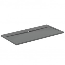 Ντουζιέρα ορθογώνια 140x70 από συνθετικό Concrete Grey, χρώμα: Γκρι επιφάνεια: Ματ Ορθογώνιες