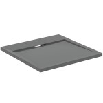 Ντουζιέρα τετράγωνη 70x70 από συνθετικό Concrete Grey, χρώμα: Γκρι επιφάνεια: Ματ Τετράγωνες Ντουζιέρα τετράγωνη 70x70 από συνθετικό Concrete Grey, χρώμα: Γκρι επιφάνεια: Ματ Τετράγωνες