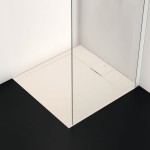Shower tray Square 70x70 material: Synthetic Beach Sand, color: Beige surface: Matt Square Shower tray Square 70x70 material: Synthetic Beach Sand, color: Beige surface: Matt Square