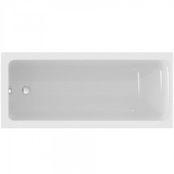 Bathtub Rectangular 170x75 material: Acrylic, color: White no grab bars surface: Glossy Rectangular
