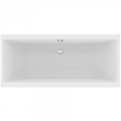 Μπανιέρα ορθογώνια 180x80 από ακρυλικό silk white, χρώμα: Λευκό χωρίς λαβές επιφάνεια: Ματ Ορθογώνιες