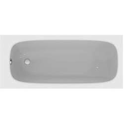 Bathtub Rectangular 160x70 material: Acrylic, color: White no grab bars surface: Glossy