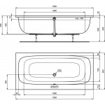 Bathtub Rectangular 190x90 material: Acrylic, color: White no grab bars surface: Glossy Bathtub Rectangular 190x90 material: Acrylic, color: White no grab bars surface: Glossy Rectangular