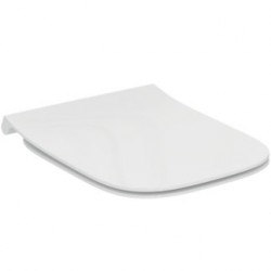 Toilet-seat soft closing, style: Sandwich Slim, color: White Toilet seats & covers