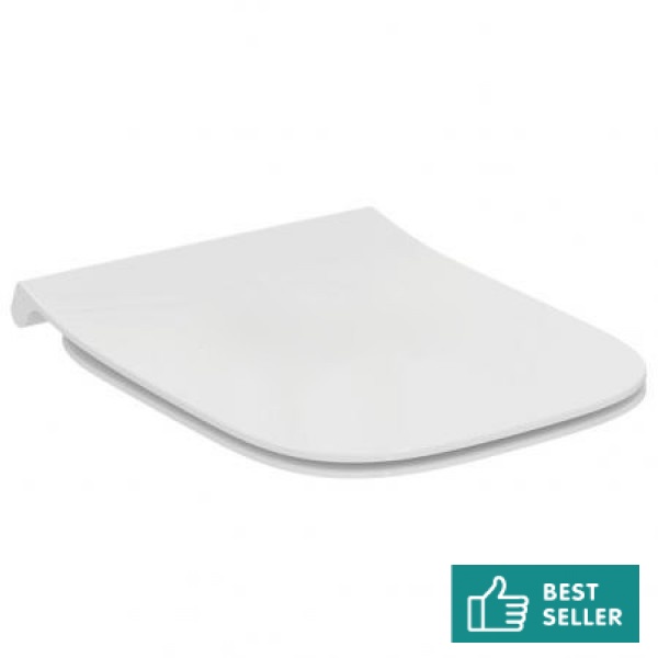 Κάλυμμα λεκάνης soft closing Sandwich slim, χρώμα: Λευκό Καλύμματα