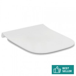 Κάλυμμα λεκάνης soft closing Sandwich slim, χρώμα: Λευκό Καλύμματα