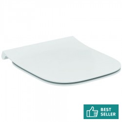 Toilet-seat soft closing, style: Sandwich Slim, color: White Toilet seats & covers