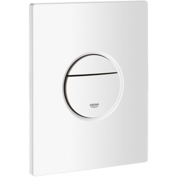 Flush wall plates for concealed cistern white alpine dual flush valve material: ABS Pneumatic, color: White surface: Glossy Flush plates Flush wall plates for concealed cistern white alpine dual flush valve material: ABS Pneumatic, color: White surface: Glossy Flush plates