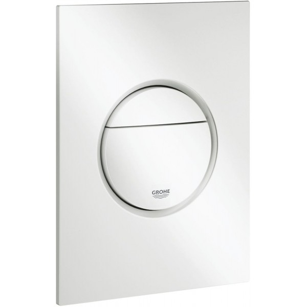 Πλακέτα εντοιχιζόμενου καζανακίου alpine white από ABS διπλής ενέργειας με πνευματικό μηχανισμό, χρώμα: Λευκό επιφάνεια: Γυαλιστερή Πλακέτες Πλακέτα εντοιχιζόμενου καζανακίου alpine white από ABS διπλής ενέργειας με πνευματικό μηχανισμό, χρώμα: Λευκό επιφάνεια: Γυαλιστερή Πλακέτες