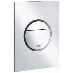 Flush wall plates for concealed cistern dual flush valve material: ABS Pneumatic, color: Chrome surface: Matt Flush plates