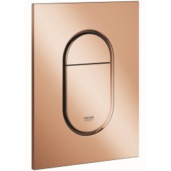 Πλακέτα εντοιχιζόμενου καζανακίου warm sunset από ABS διπλής ενέργειας με πνευματικό μηχανισμό, χρώμα: Ροζ Χρυσό επιφάνεια: Γυαλιστερή Πλακέτες