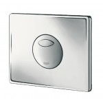 Πλακέτα εντοιχιζόμενου καζανακίου από ABS διπλής ενέργειας με πνευματικό μηχανισμό, χρώμα: Χρωμέ επιφάνεια: Γυαλιστερή Πλακέτες