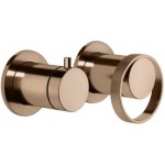 Shower tap Wall-mounted external part 2 holes 2 way material: Brass mixer without hand shower, hose and holder, color: Bronze surface: Glossy Wall-mounted - external part Shower tap Wall-mounted external part 2 holes 2 way material: Brass mixer without hand shower, hose and holder, color: Bronze surface: Glossy Wall-mounted - external part
