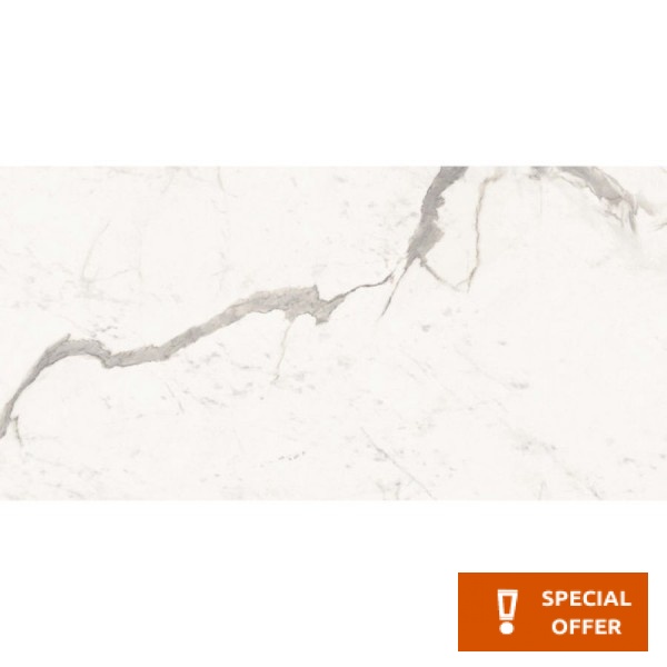 Floor tiles 60x120 Italy, style: marble 1st choice rettificato surface: Glossy, hue: White/Grey Plain tiles Floor tiles 60x120 Italy, style: marble 1st choice rettificato surface: Glossy, hue: White/Grey Plain tiles