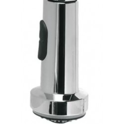 Phone battery kitchen material: Brass, color: Chrome Extractable showers