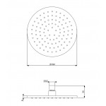 Κεφαλή ντους επίτοιχος τύπος 20x20 από inox 1 ροής & βραχίονα 35cm, brushed gold, χρώμα: Χρυσό επιφάνεια: Βουρτσισμένη Κεφαλές ντους Κεφαλή ντους επίτοιχος τύπος 20x20 από inox 1 ροής & βραχίονα 35cm, brushed gold, χρώμα: Χρυσό επιφάνεια: Βουρτσισμένη Κεφαλές ντους