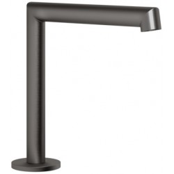 Εκροή (στόμιο) 14,4x14,1 επικαθήμενος τύπος Brushed Metal Black PVD από ορείχαλκο, χρώμα: Μαύρο επιφάνεια: Βουρτσισμένη Στόμια (ρουξούνια)