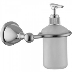 Dispenser material: Brass Wall-mounted, color: Chrome surface: Glossy Soap dispensers