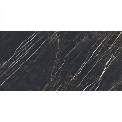 Floor tiles 120x240 Italy lucido, style: marble 1st choice rettificato surface: Glossy, hue: Black Plain tiles