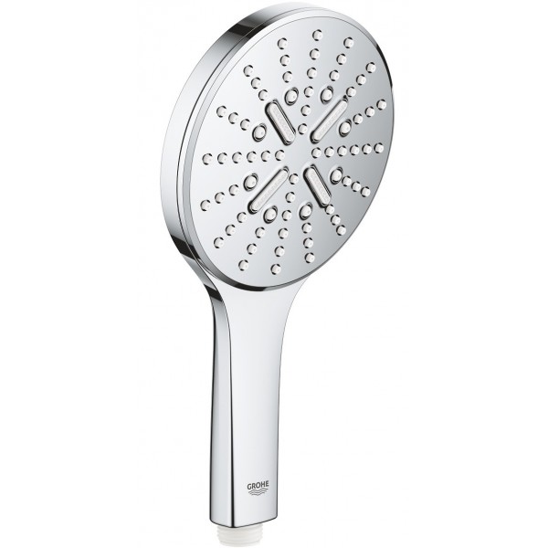 Shower head 3 jets 130, color: Chrome surface: Glossy Hand showers