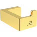Άγκιστρο από ορείχαλκο μονό Squared, brushed gold, χρώμα: Χρυσό επιφάνεια: Βουρτσισμένη Άγκιστρα Άγκιστρο από ορείχαλκο μονό Squared, brushed gold, χρώμα: Χρυσό επιφάνεια: Βουρτσισμένη Άγκιστρα