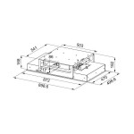 Απορροφητήρας εντοιχιζόμενος οροφής 90cm 220 W, χρώμα: Χρωμέ Απορροφητήρες οροφής Απορροφητήρας εντοιχιζόμενος οροφής 90cm 220 W, χρώμα: Χρωμέ Απορροφητήρες οροφής