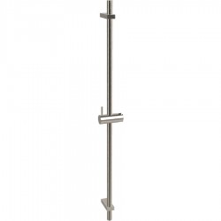 Βέργα ντους 75cm από ορείχαλκο Brushed Nickel απλή, χρώμα: Χρωμέ επιφάνεια: Βουρτσισμένη Βέργες ντους