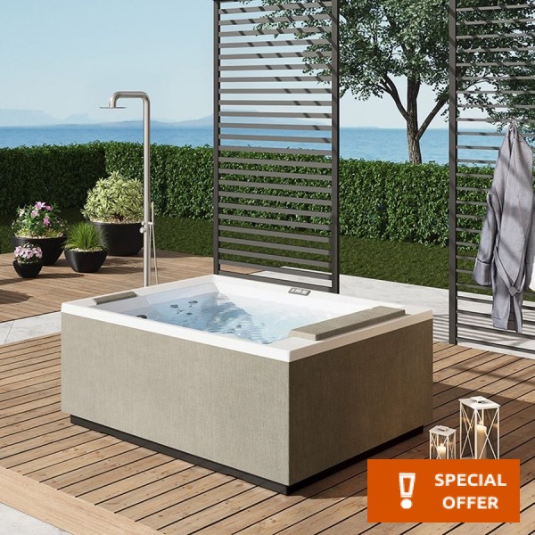 Mini pool 185x160 surface: Glossy, color: White Mini pools