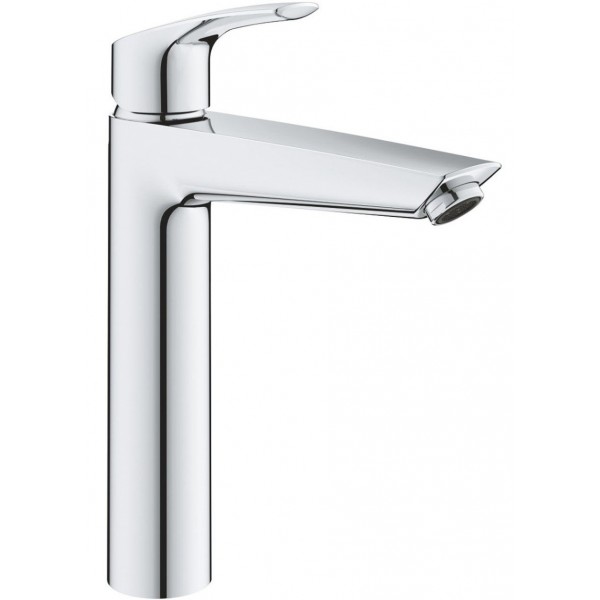 Μπαταρία νιπτήρος επικαθήμενη αναμεικτική από ορείχαλκο υψηλή χωρίς βαλβίδα XL-Size, Cold start, smooth body, χρώμα: Χρωμέ επιφάνεια: Γυαλιστερή Επικαθήμενες