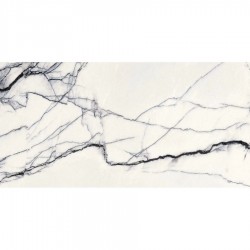 Πλακάκια δαπέδου 59,7x119,7 Ιταλίας naturale, 6mm, στυλ: μαρμάρου rettificato Α’ διαλογής επιφάνεια: Ματ, απόχρωση: Λευκό/Μαύρο Πλακάκια φόντο