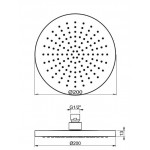 Κεφαλή ντους οροφής 20x20 από ABS 1 ροής & βραχίονας 10cm, ανακλινόμενη, χρώμα: Μαύρο επιφάνεια: Ματ Κεφαλές ντους Κεφαλή ντους οροφής 20x20 από ABS 1 ροής & βραχίονας 10cm, ανακλινόμενη, χρώμα: Μαύρο επιφάνεια: Ματ Κεφαλές ντους