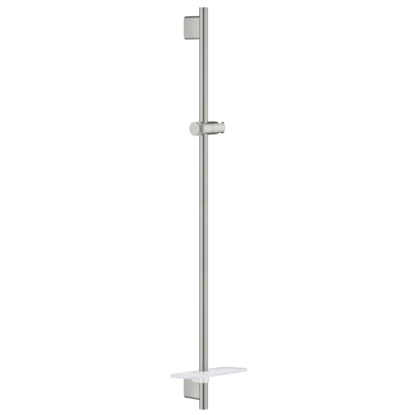 Βέργα ντους 90cm από ορείχαλκο supersteel με σαπουνοθήκη, χρώμα: Χρωμέ επιφάνεια: Βουρτσισμένη Βέργες ντους Βέργα ντους 90cm από ορείχαλκο supersteel με σαπουνοθήκη, χρώμα: Χρωμέ επιφάνεια: Βουρτσισμένη Βέργες ντους