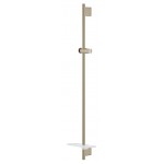 Βέργα ντους 90cm από ορείχαλκο brushed nickel με σαπουνοθήκη, χρώμα: Χρωμέ επιφάνεια: Βουρτσισμένη Βέργες ντους Βέργα ντους 90cm από ορείχαλκο brushed nickel με σαπουνοθήκη, χρώμα: Χρωμέ επιφάνεια: Βουρτσισμένη Βέργες ντους