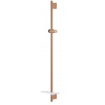 Shower slider rail 90cm material: Brass Brushed Warm Sunset with soap holder, color: Pink Gold surface: Brushed Shower slider rails Shower slider rail 90cm material: Brass Brushed Warm Sunset with soap holder, color: Pink Gold surface: Brushed Shower slider rails