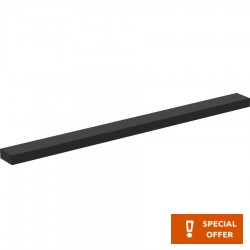 Cabinet handle M-Size, 27cm Black Matt material: Brass, color: Black Cabinet handles