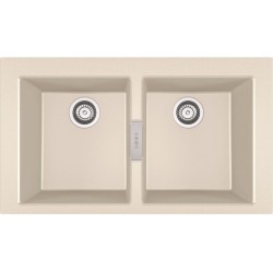 Sink Synthetic 86x50 free nested 2 cabinet Beige (Oatmeal), color: Beige Synthetic