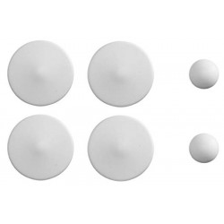 Seat buffer material: Plastic Buffers for WC seats