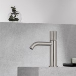 Wash basin tap Deck-mounted material: Brass mixer With push-open waste set Μ size, color: Chrome surface: Glossy Deck-mounted Wash basin tap Deck-mounted material: Brass mixer With push-open waste set Μ size, color: Chrome surface: Glossy Deck-mounted