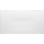 Ντουζιέρα ορθογώνια 180x75x4 από ενισχυμένο ακρυλικό stone white, Anti-slip class C, Quaryl, χρώμα: Λευκό επιφάνεια: Σαγρέ - Ανάγλυφη Ορθογώνιες