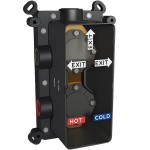 Shower tap Wall-mounted concealed part 3 way Wall-mounted - concealed part Shower tap Wall-mounted concealed part 3 way Wall-mounted - concealed part